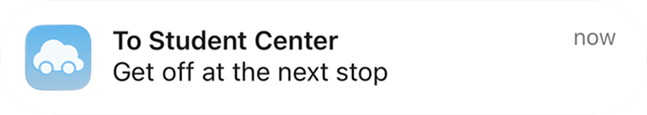 Get notifications along the way notification 1