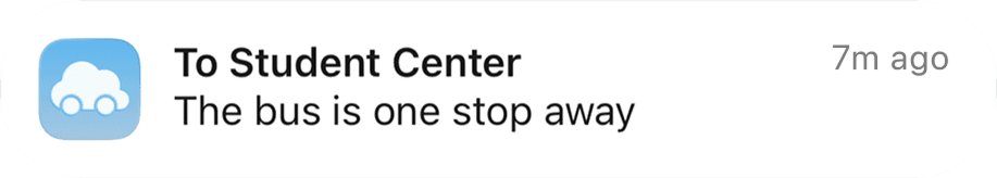 Get notifications along the way notification 2