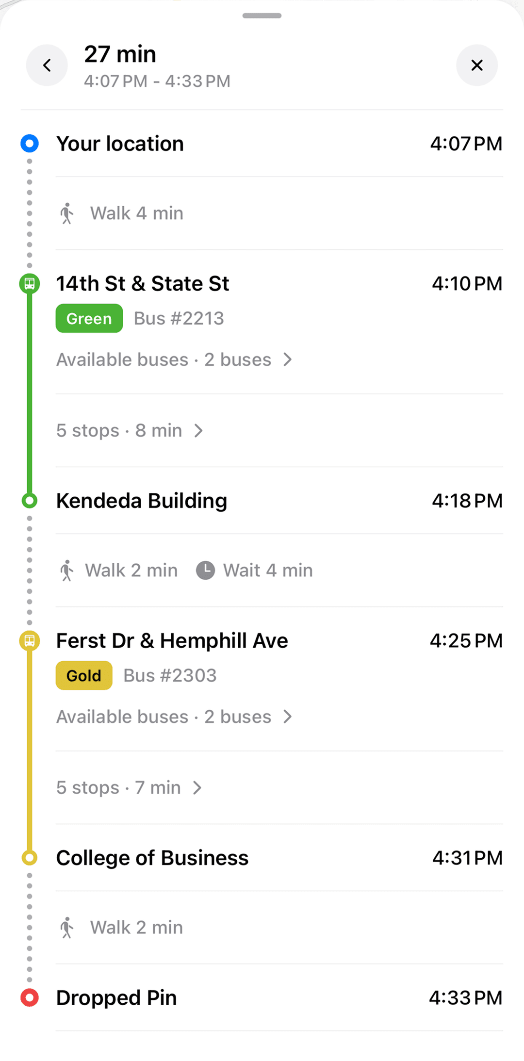 Time your commute perfectly screenshot 1